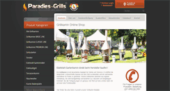 Desktop Screenshot of paradies-grills.de